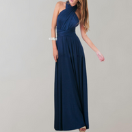 WW - Schick Maxikleid | Cocktail Kleid Taillengurtel