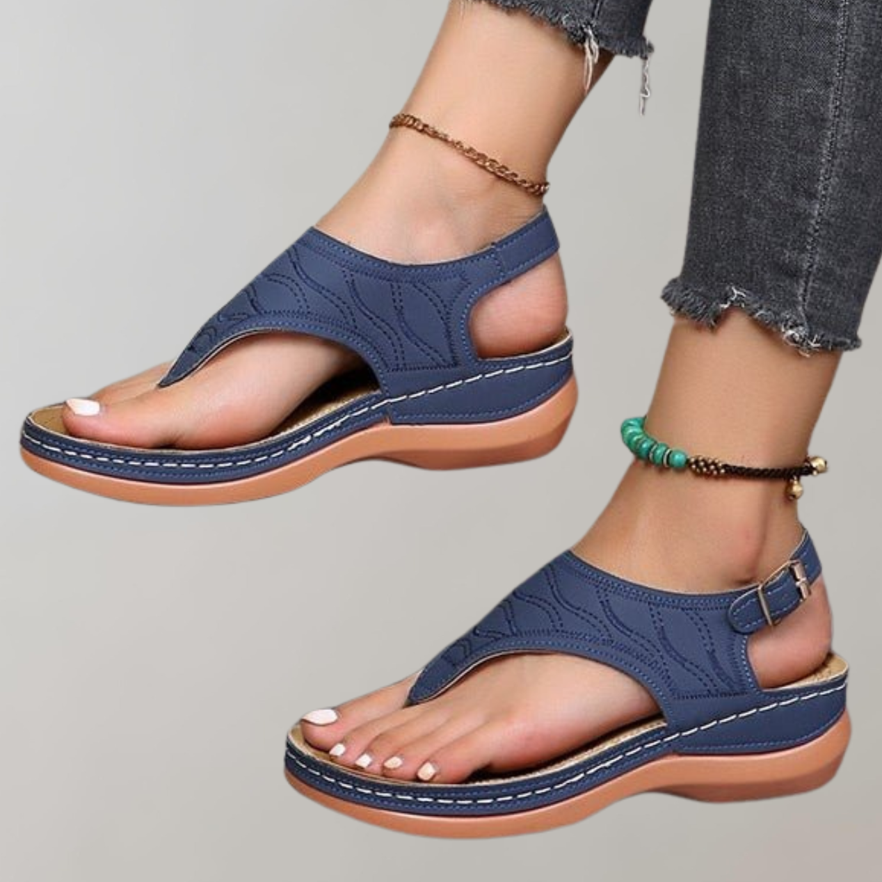 WW - Sandalen Damen | Sandalen damen bequem | Plateau Sandalen