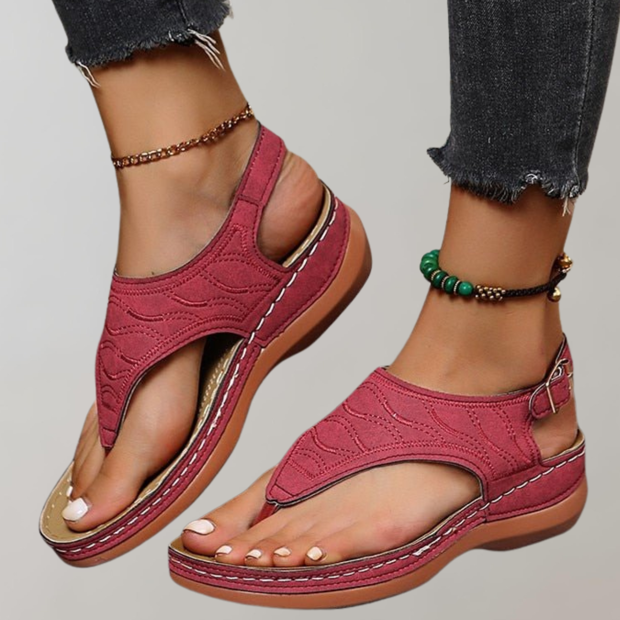 WW - Sandalen Damen | Sandalen damen bequem | Plateau Sandalen