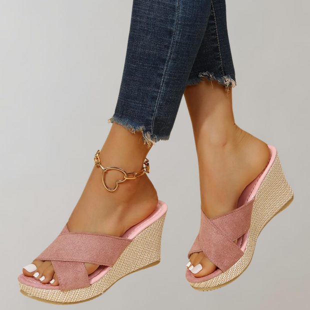 WW - Orthopädische Sandalen mit Absatz | Sandalen Damen bequem