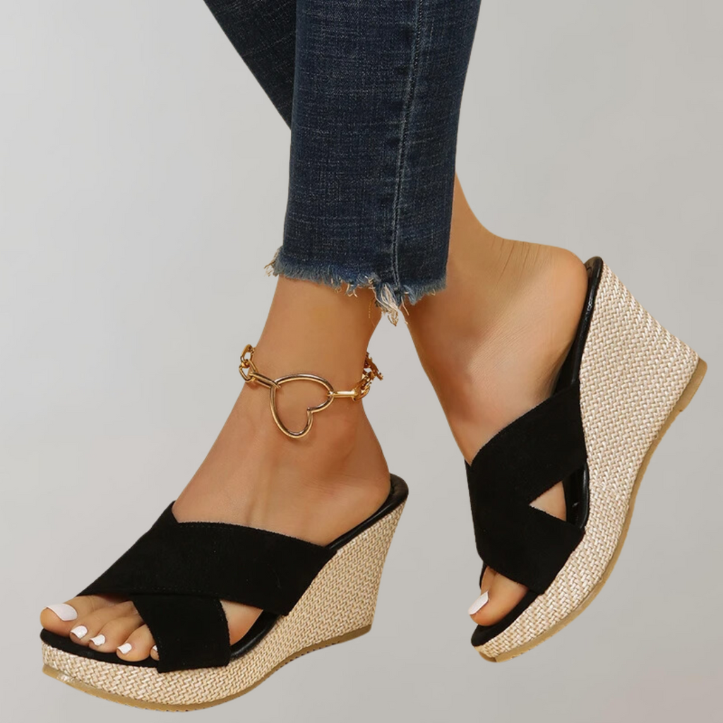 WW - Orthopädische Sandalen mit Absatz | Sandalen Damen bequem