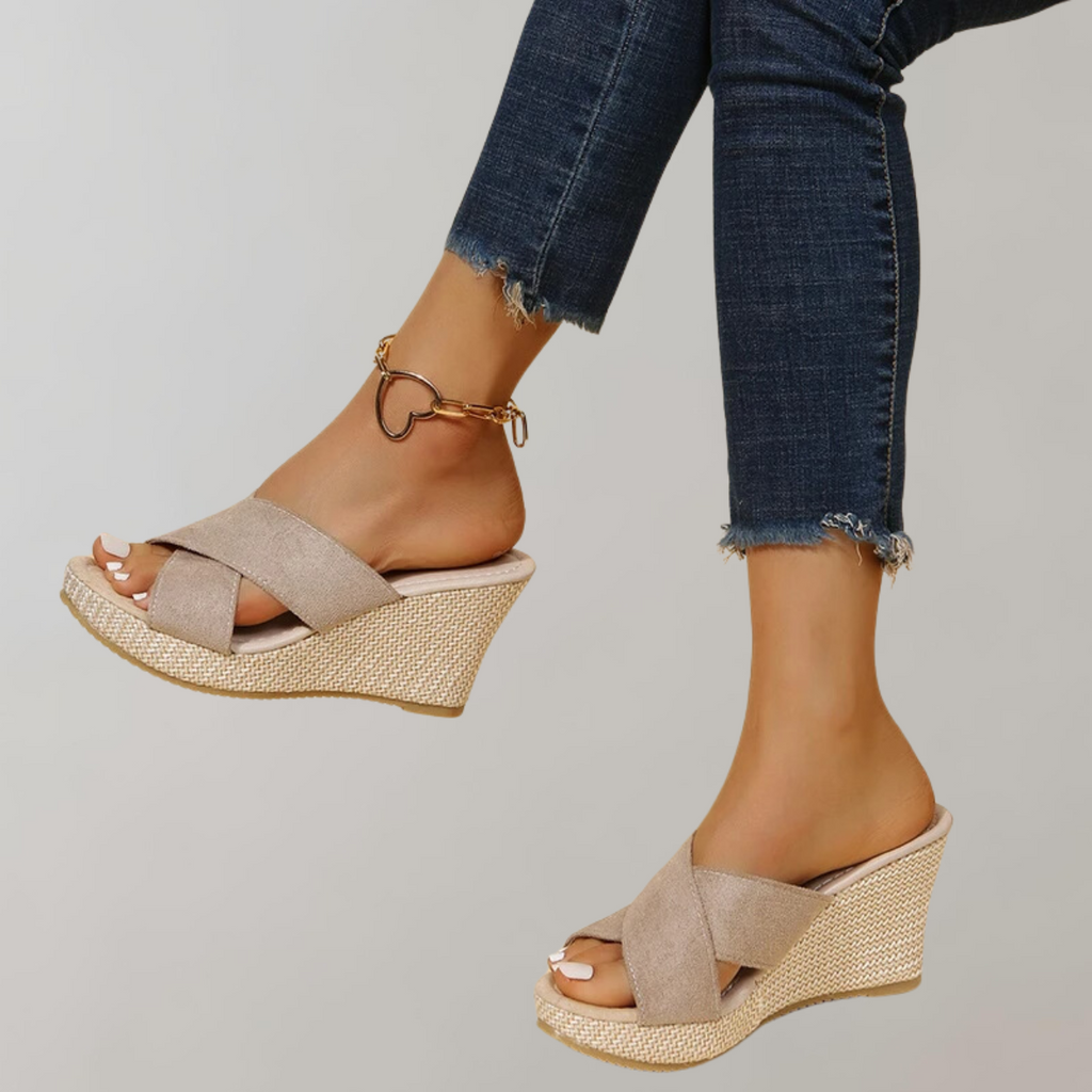 WW - Orthopädische Sandalen mit Absatz | Sandalen Damen bequem