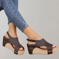 WW - Orthopädische Sandalen mit hohen Absätzen | Sandalen damen bequem