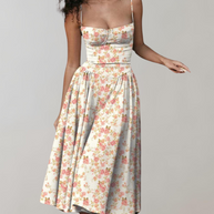 WW - Schick Cocktail Kleid | Zeitlos Abendkleid Mit tiefem Hals