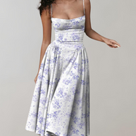 WW - Schick Cocktail Kleid | Zeitlos Abendkleid Mit tiefem Hals