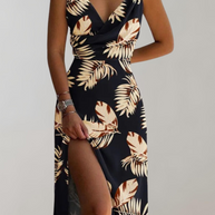 WW - Zeitlos Abendkleid | Druck Midikleid | Cocktailkleid für Damen