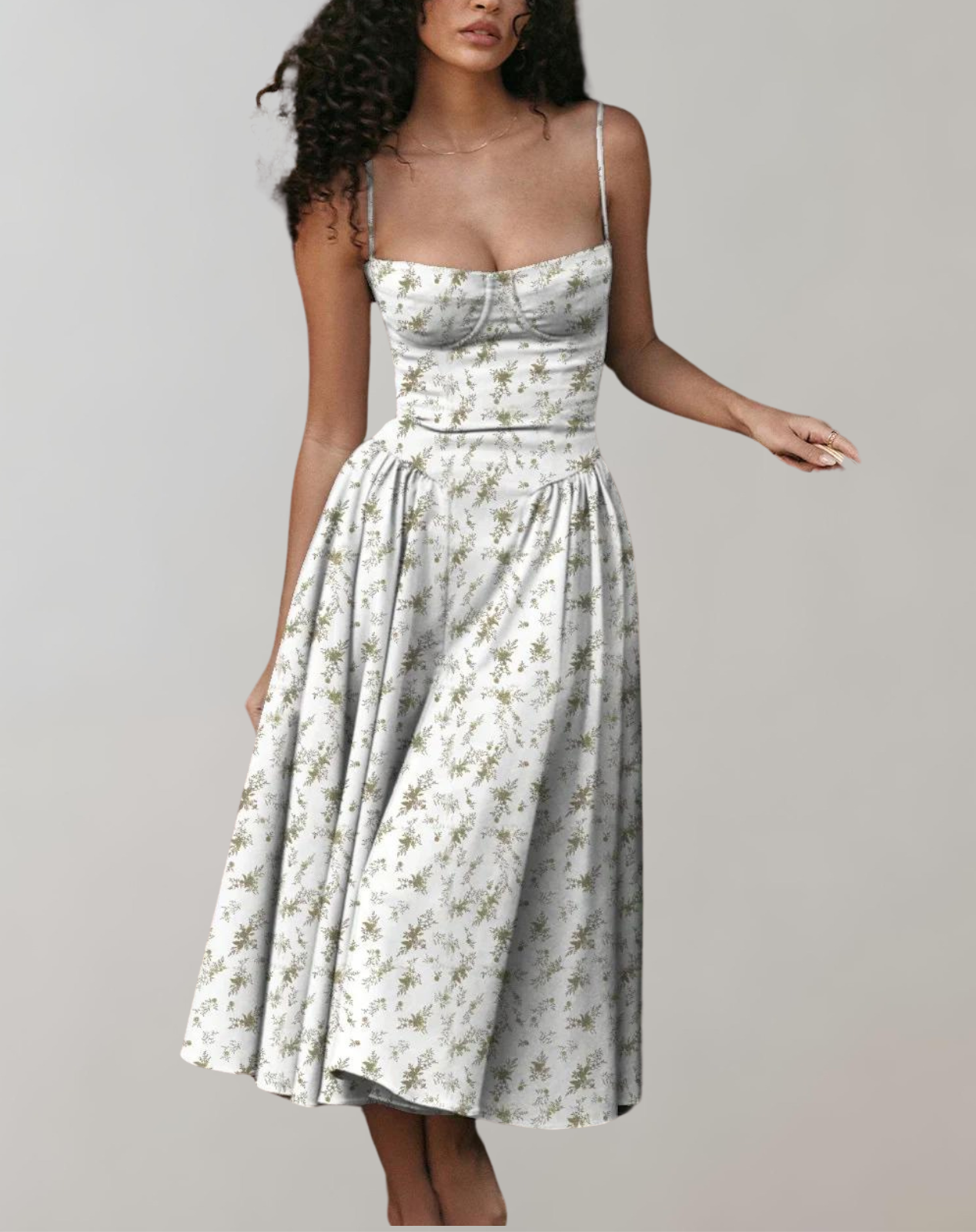 WW - Schick Cocktail Kleid | Zeitlos Abendkleid Mit tiefem Hals