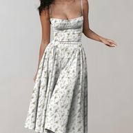 WW - Schick Cocktail Kleid | Zeitlos Abendkleid Mit tiefem Hals
