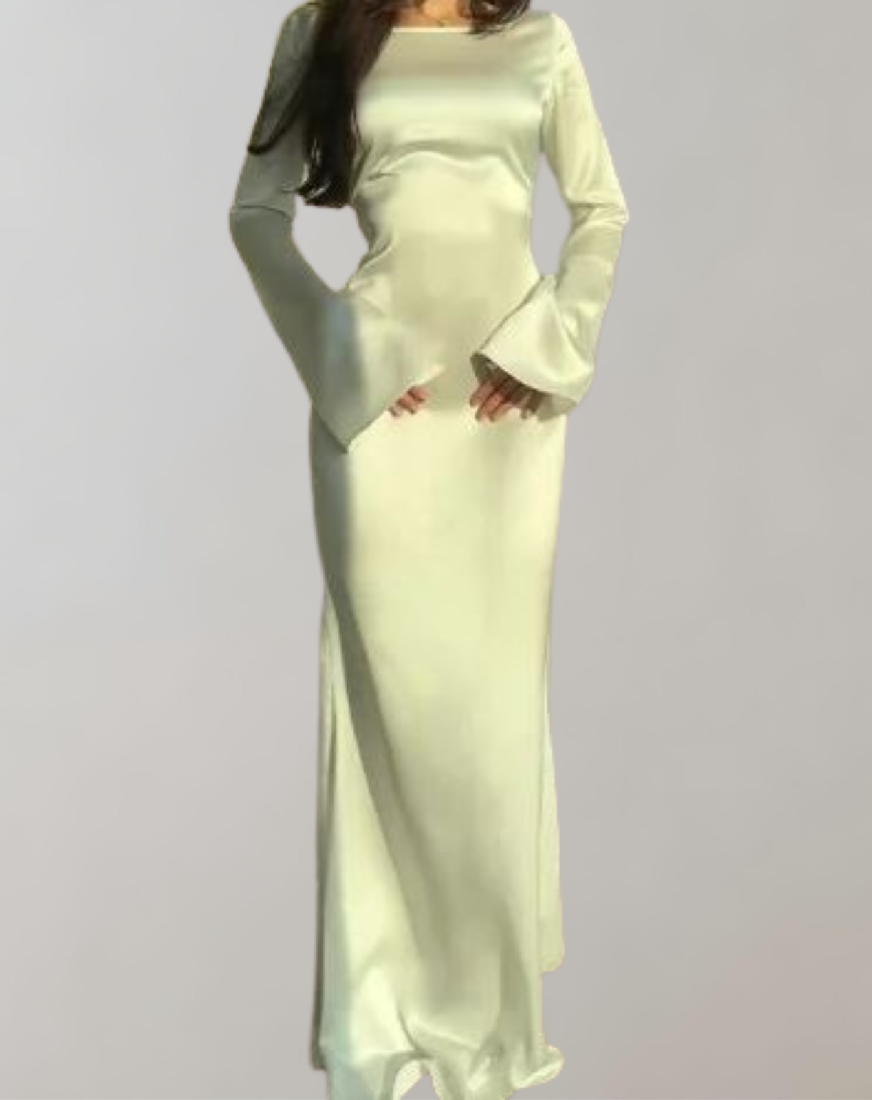 WW - Abendkleid für Damen | Anspruchsvolles Abendkleid | Glänzendes sexy Kleid