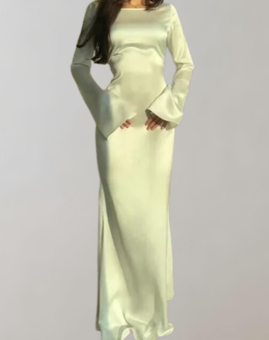 WW - Abendkleid für Damen | Anspruchsvolles Abendkleid | Glänzendes sexy Kleid