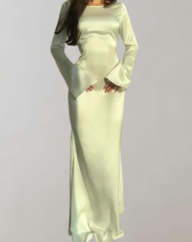 WW - Abendkleid für Damen | Anspruchsvolles Abendkleid | Glänzendes sexy Kleid