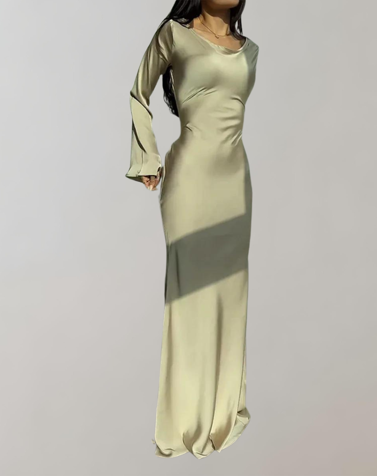 WW - Abendkleid für Damen | Anspruchsvolles Abendkleid | Glänzendes sexy Kleid