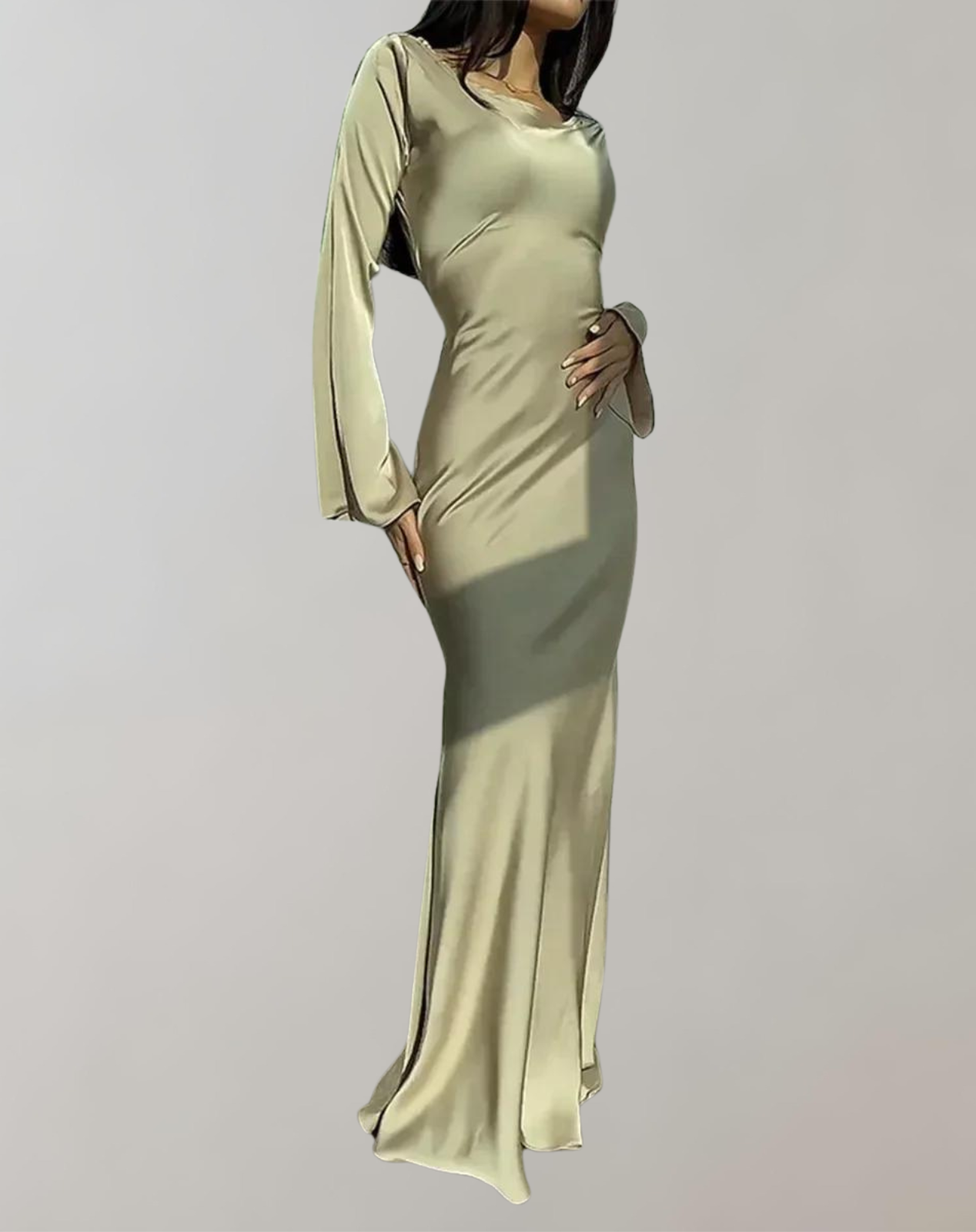 WW - Abendkleid für Damen | Anspruchsvolles Abendkleid | Glänzendes sexy Kleid