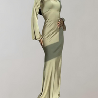 WW - Abendkleid für Damen | Anspruchsvolles Abendkleid | Glänzendes sexy Kleid