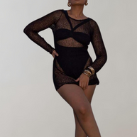 WW - Transparentes Minikleid | Sexy Elegantes Sommerkleid