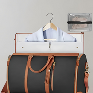 WW - Eleganter Kleiderorganizer Umhängetasche aus Vegan Leder