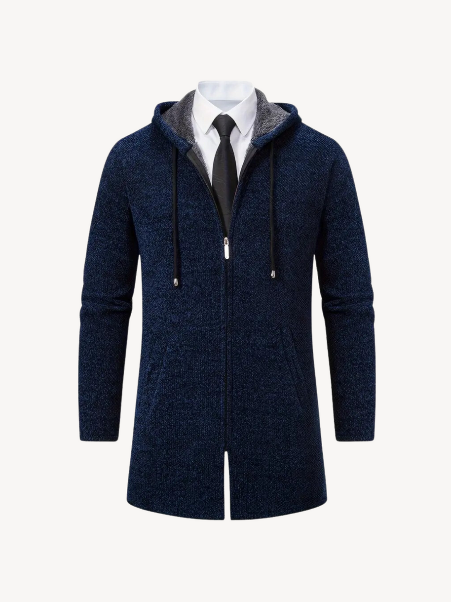 WW | Strickmantel mit Kapuze