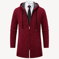 WW | Strickmantel mit Kapuze