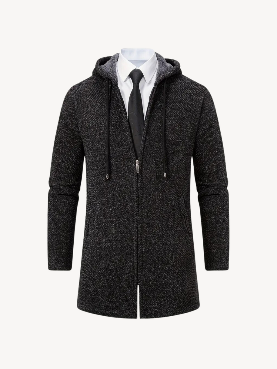 WW | Strickmantel mit Kapuze