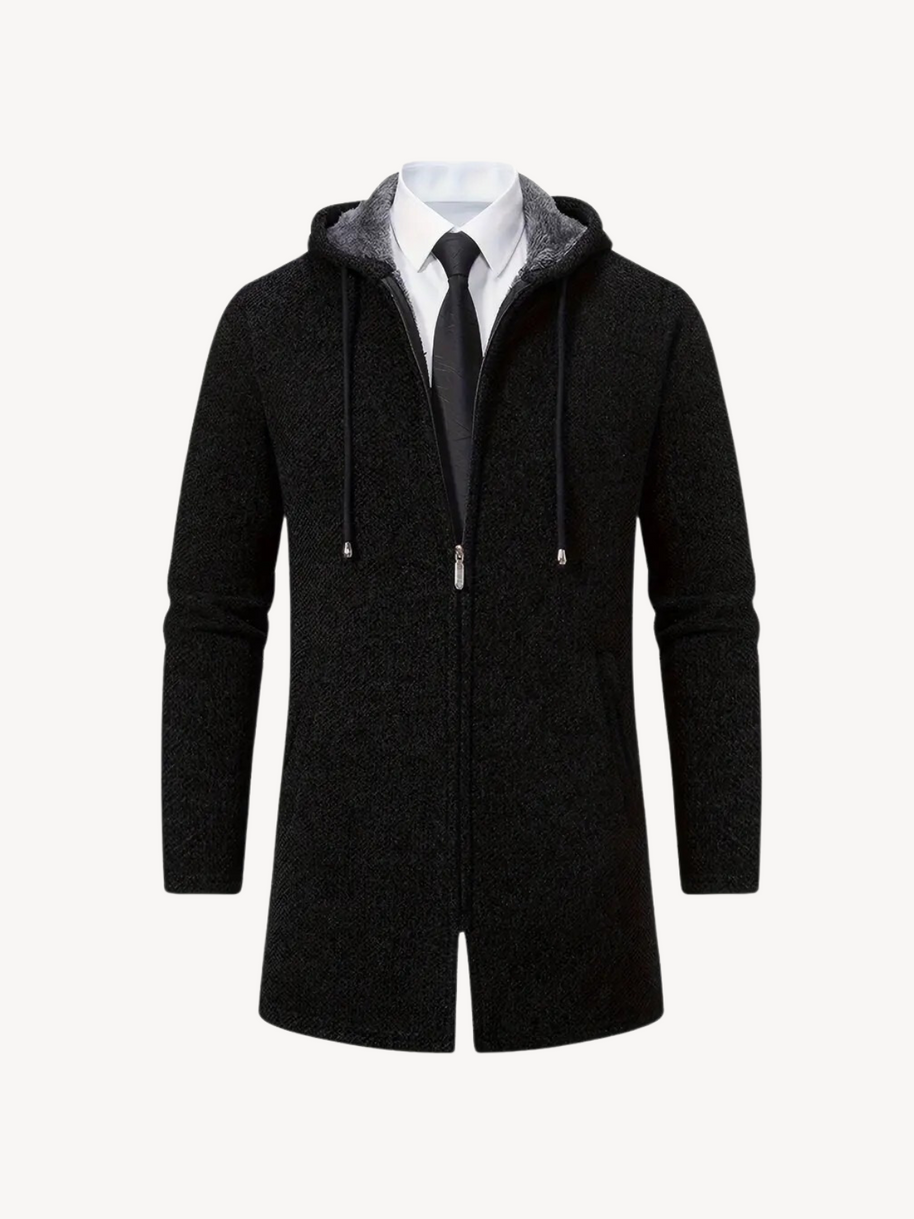 WW | Strickmantel mit Kapuze