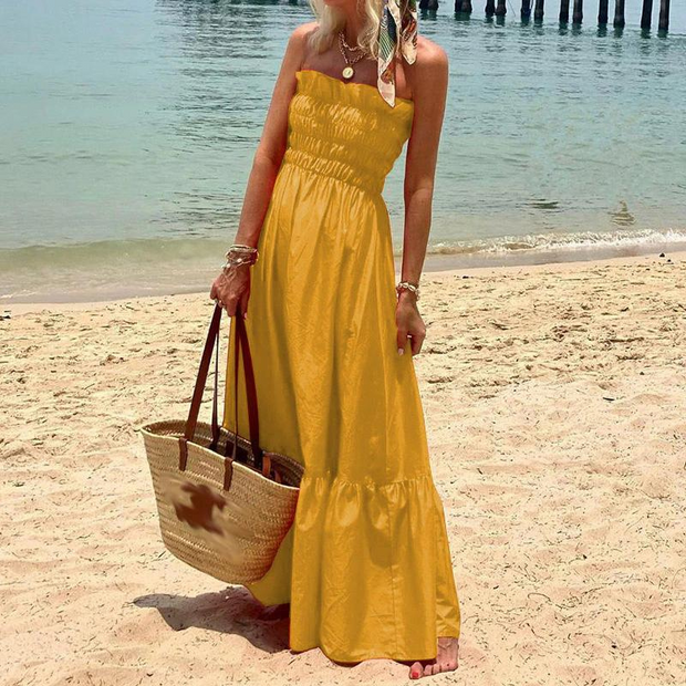 WW | Maxikleid Trägerloses Maxikleid Ein mühelos stilvolles Sommer-Essential für alle Gelegenheiten