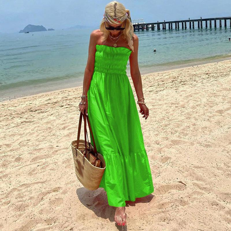 W&W Mode | Maxikleid Trägerloses Maxikleid Ein mühelos stilvolles Sommer-Essential für alle Gelegenheiten