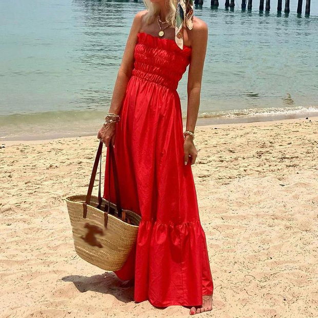 WW | Maxikleid Trägerloses Maxikleid Ein mühelos stilvolles Sommer-Essential für alle Gelegenheiten