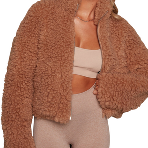 WW | Kuschelige Teddy Jacke Damen