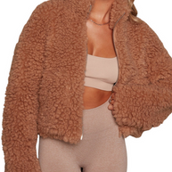 WW | Kuschelige Teddy Jacke Damen