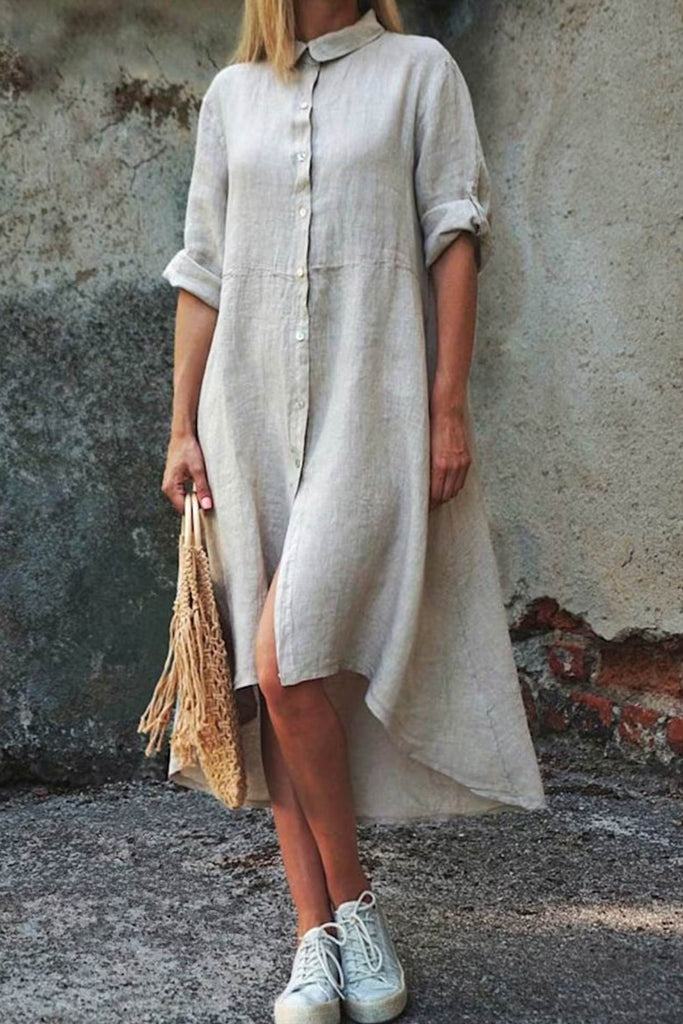 WW | Unregelmäßiges Hemdkleid