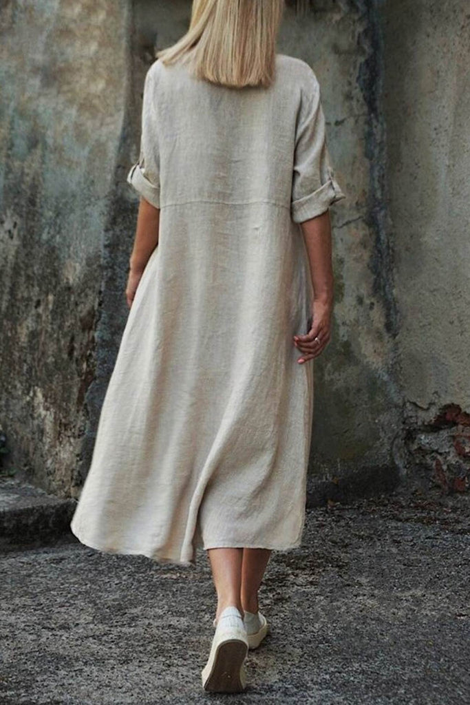 WW | Unregelmäßiges Hemdkleid