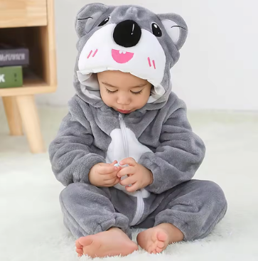 WW | Flanell Onesie - 2-36 Monate, Kuschelig weich und atmungsaktiv – Ultimativer Komfort für Ihr Baby
