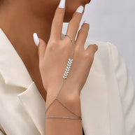 WW | Kreative Kleine Kettenarmband Fingerringe