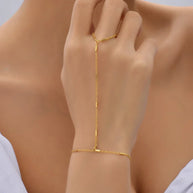 WW | Kreative Kleine Kettenarmband Fingerringe