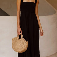 WW | Crisscross Tie-Back Midi Kleid