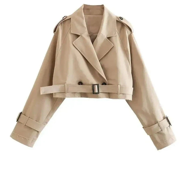 W&W Mode - Stilvoller Cropped Trenchcoat