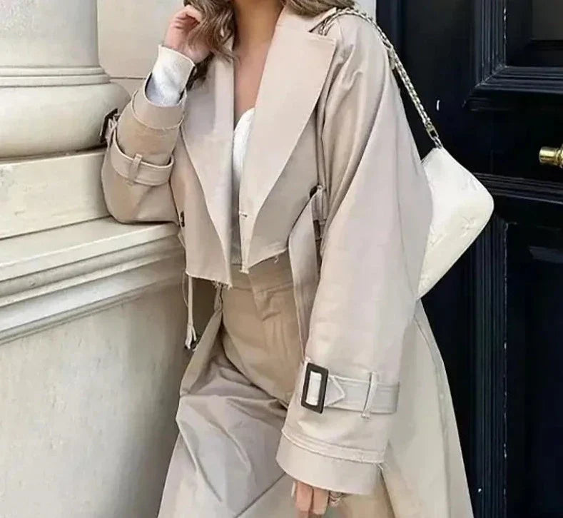 W&W Mode - Stilvoller Cropped Trenchcoat