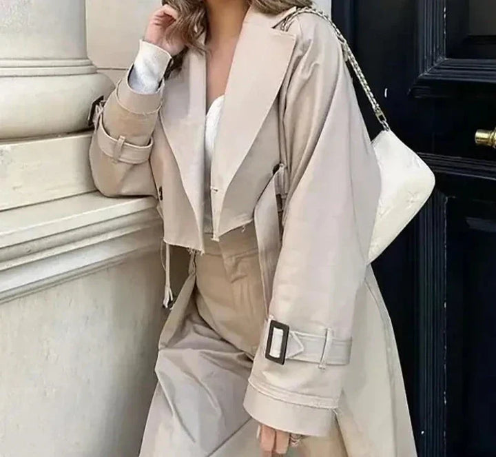 W&W Mode - Stilvoller Cropped Trenchcoat