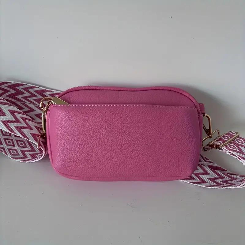 WW | Tasche, breiter Riemen, PU-Leder, Gürteltasche, Mini-Tasche