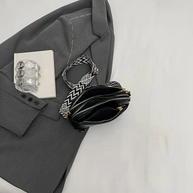 WW | Tasche, breiter Riemen, PU-Leder, Gürteltasche, Mini-Tasche