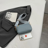 WW | Tasche, breiter Riemen, PU-Leder, Gürteltasche, Mini-Tasche