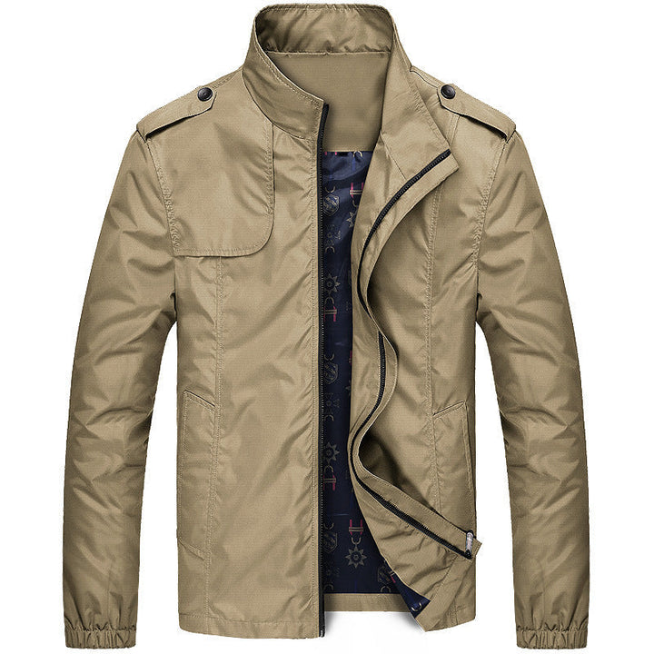 W&W Mode | Schicke Zip up Jacke Mit Stehkragen Für Männer