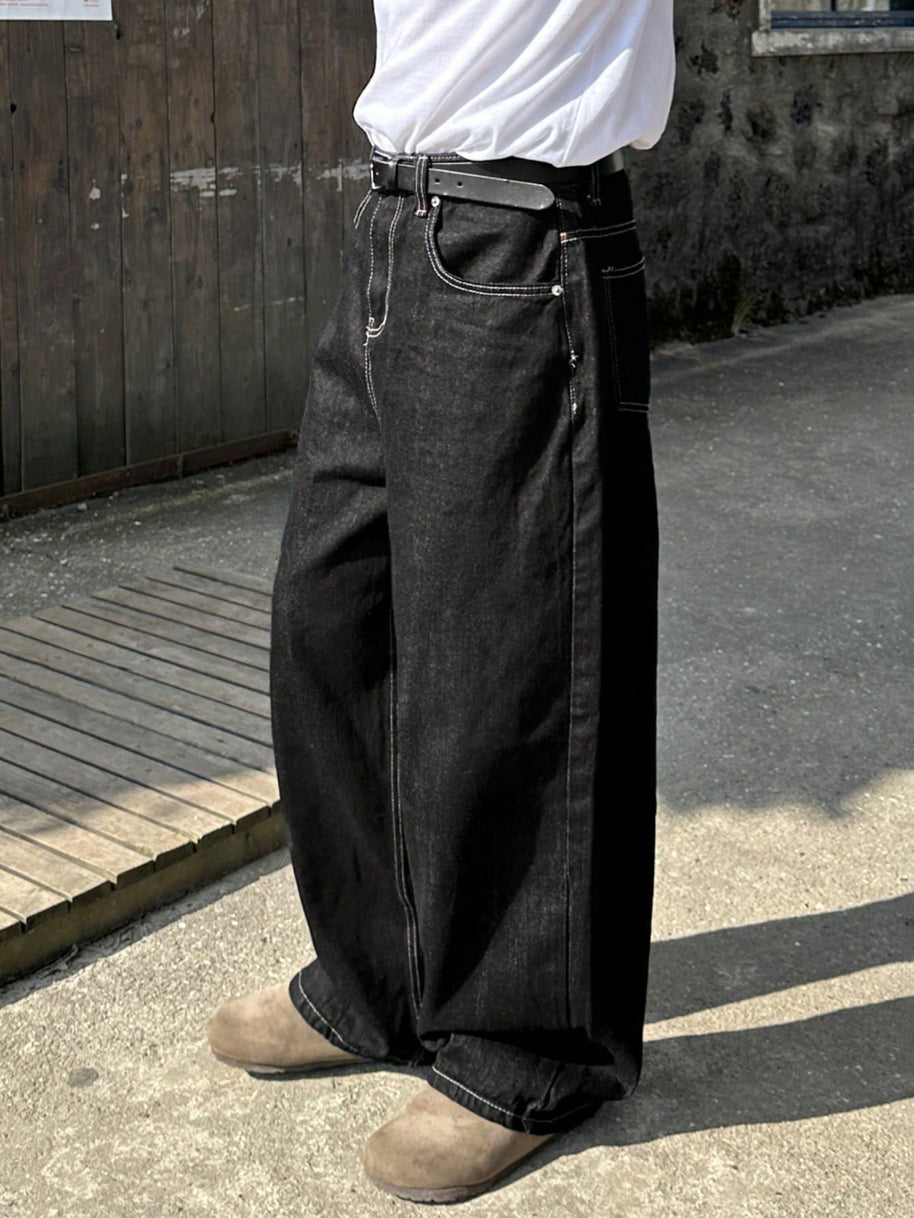 WW | Herren Sommerweite Denim-Jeans