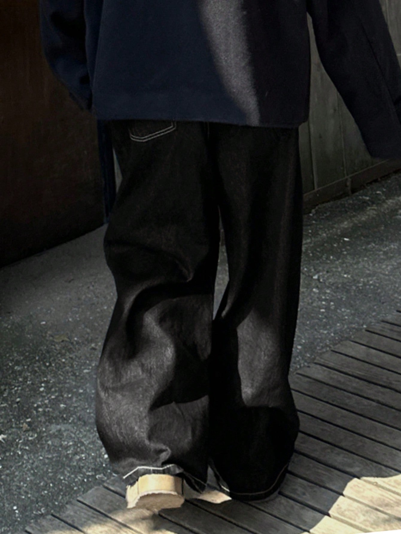 WW | Herren Sommerweite Denim-Jeans