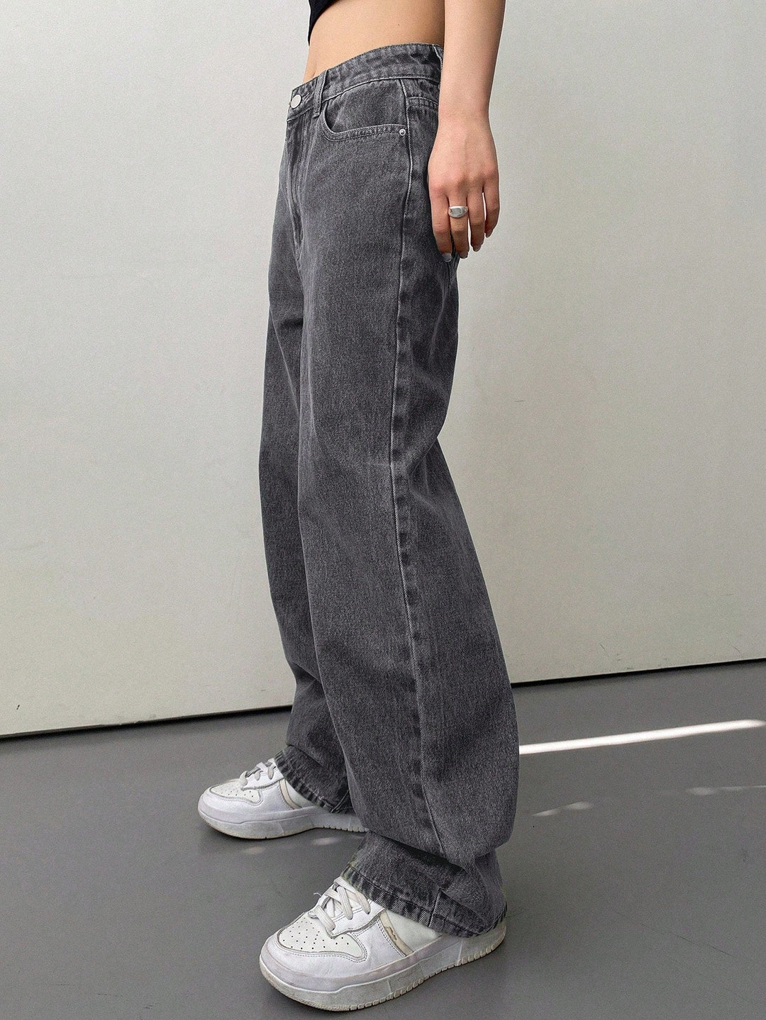 W&W Mode | Schrägtasche Gerade Beinform Jeans Baggy Jeans