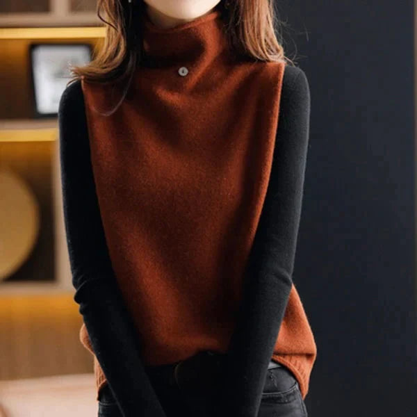 W&W Mode Johanna Weste mit Rollkragen