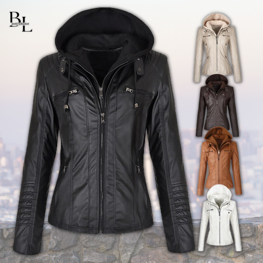 Bequeme Lederjacke