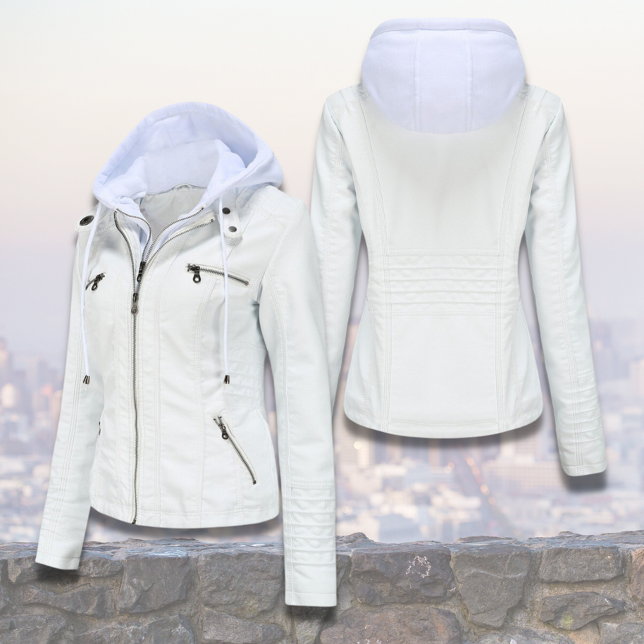 Bequeme Lederjacke
