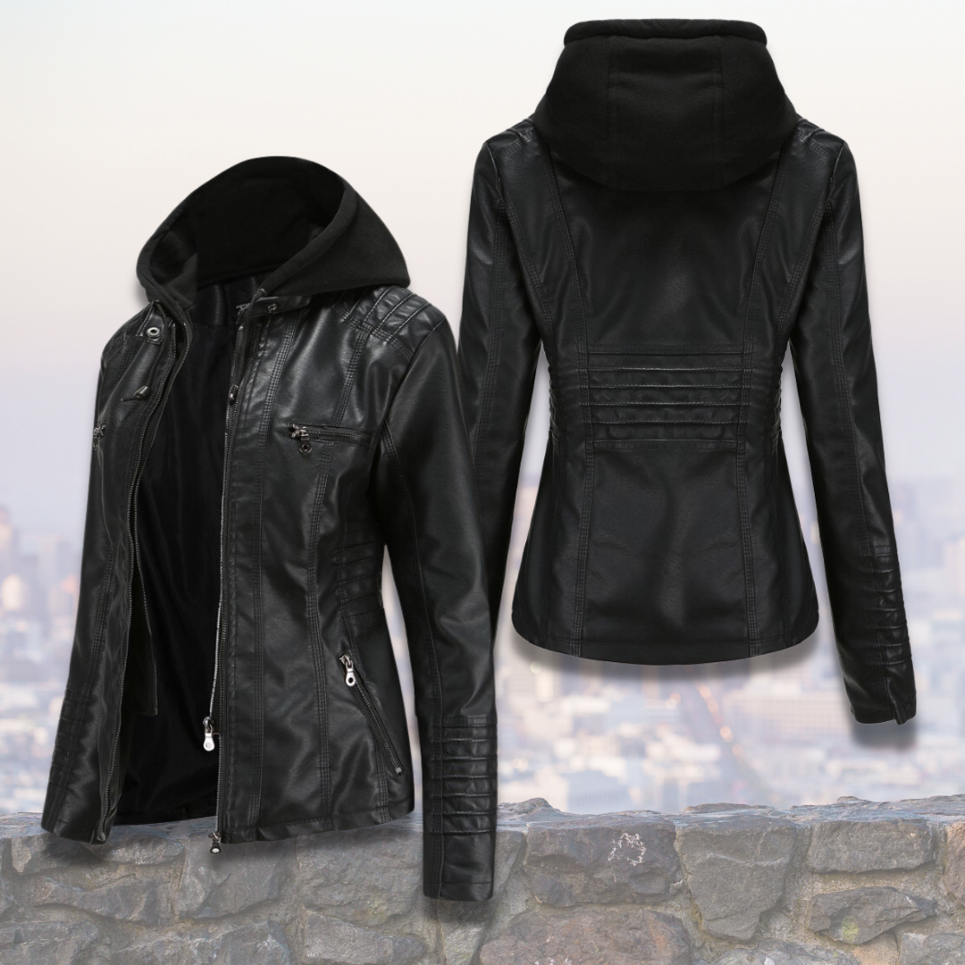 Bequeme Lederjacke