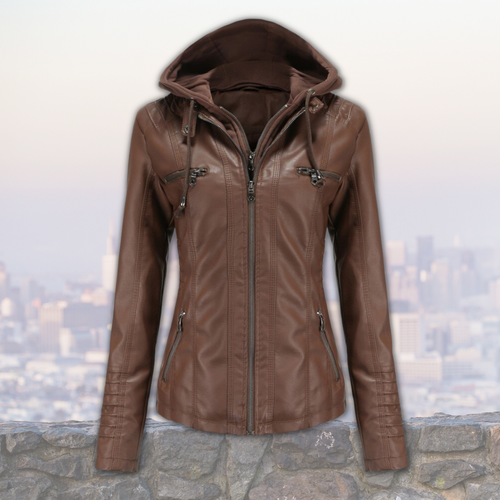 Bequeme Lederjacke